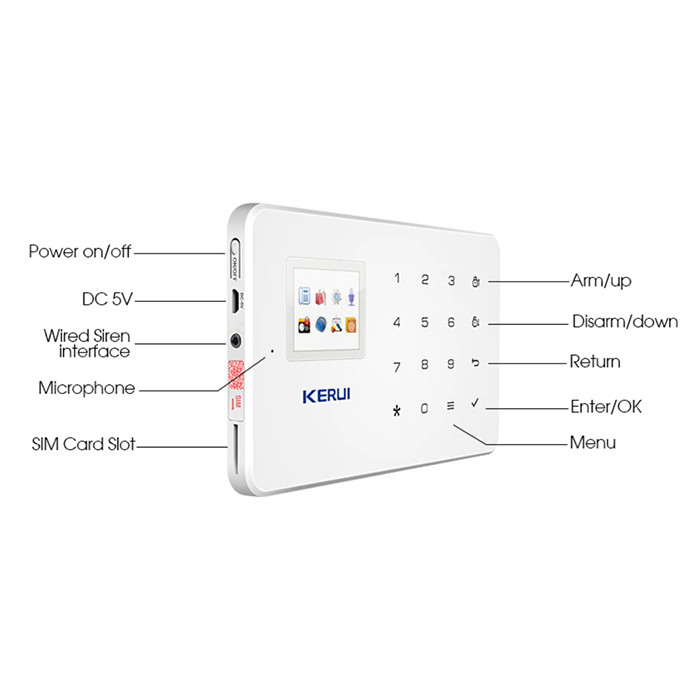 سیستم دزدگیر سیم کارتی کروی مدل G18