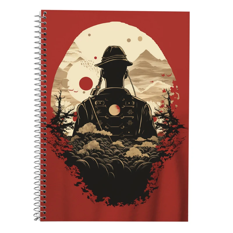 دفتر زبان 50 برگ مدوپد مدل دوخط طرح تایتان Titan کد DF11825