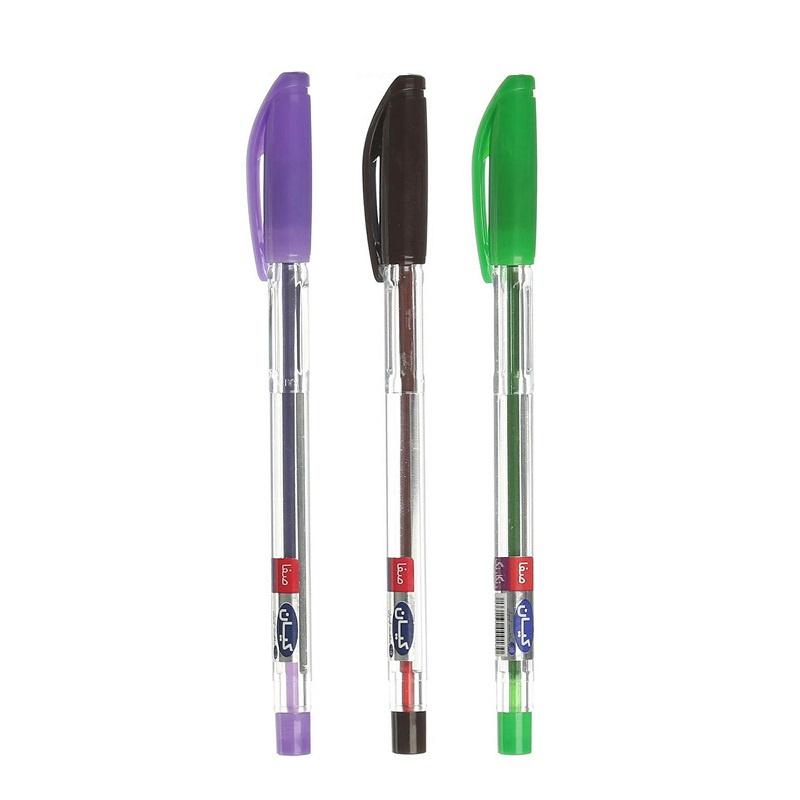 خودکار کیان مدل رنگارنگ کد 07 بسته 3 عددی