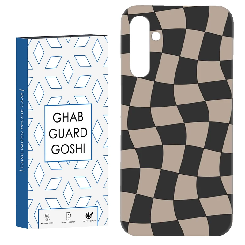 کاور قاب گارد گوشی طرح شطرنجی کد Dimo-476 مناسب برای گوشی موبایل سامسونگ Galaxy S23 Fe