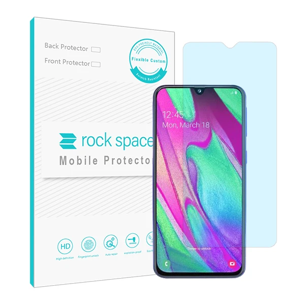 محافظ صفحه نمایش آنتی بلو راک اسپیس مدل HyBLU مناسب برای گوشی موبایل سامسونگ Galaxy A40