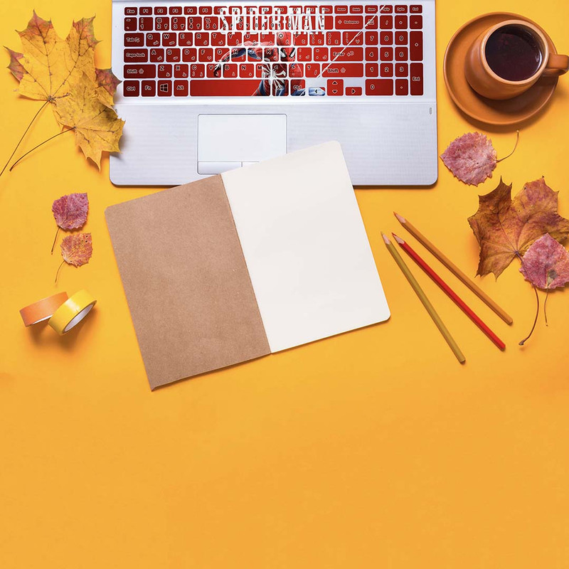 برچسب حروف فارسی کیبورد مدل spider man noir کد K-365 