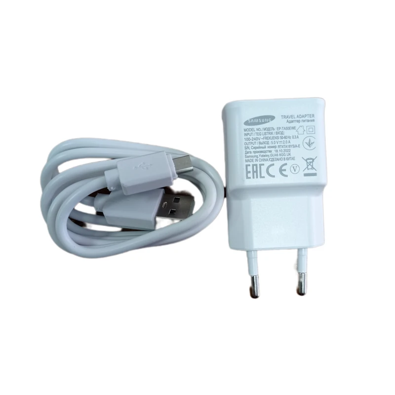 شارژر دیواری 5 وات مدل EP-TA50EWE به همراه کابل تبدیل MicroUSB
