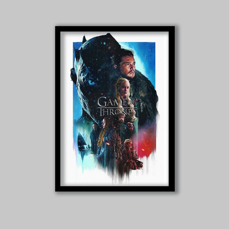 تابلو مدل سریال بازی تاج و تخت Game of thrones کد LA-G10260-2