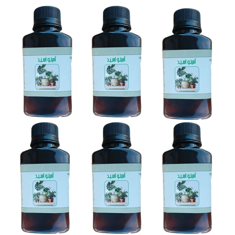 کود مایع آمینو اسید مدل raw material حجم 120 میلی لیتر بسته 6 عددی