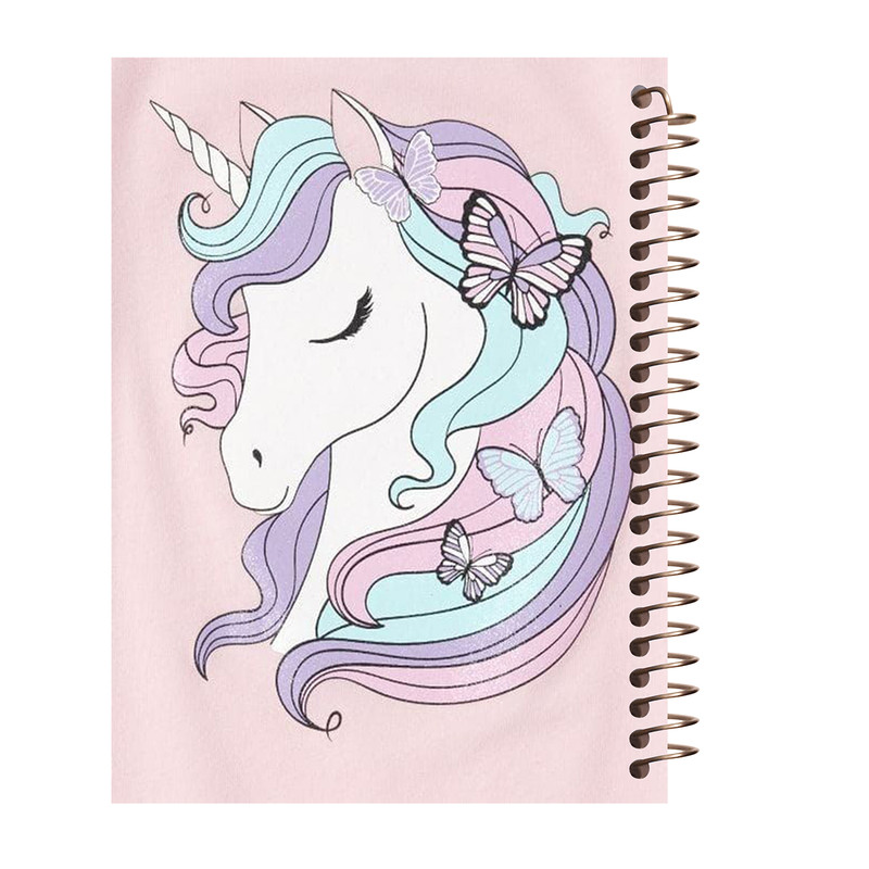 دفتر مشق 60 برگ طرح یونیکورن کد M129