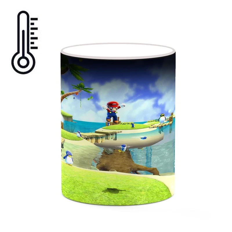 ماگ حرارتی کاکتی مدل بازی سوپر ماریو Super Mario Galaxy کد mgh30594
