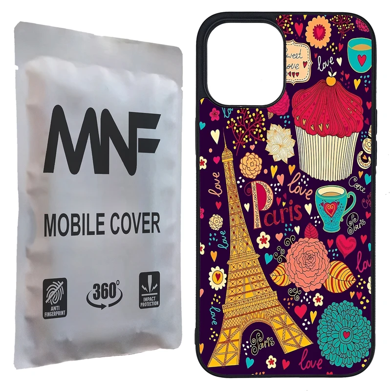 کاور ام ان اف طرح Love Paris کد P-069 مناسب برای گوشی موبایل اپل iPhone 12 Pro Max