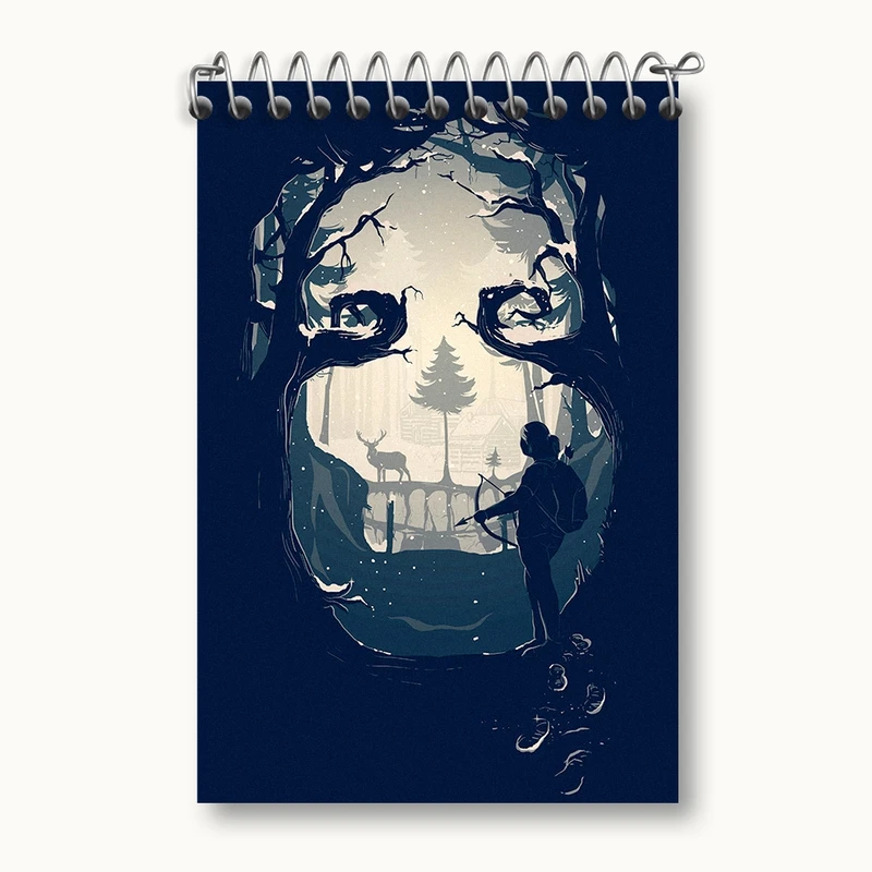 دفتر یادداشت 50 برگ خندالو مدل لست آف آس (The Last Of Us) کد F10
