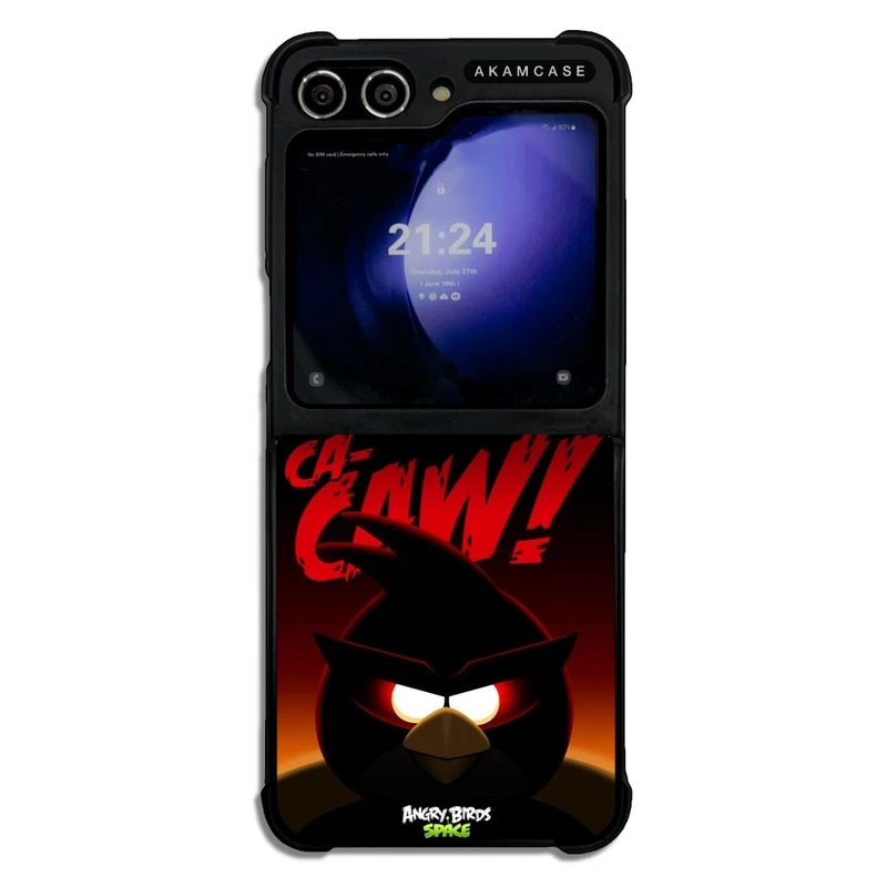 کاور آکام مدل AMC-WSGZFLIP5-ANGRY BIRDS6 مناسب برای گوشی موبایل سامسونگ Galaxy Z Flip 5