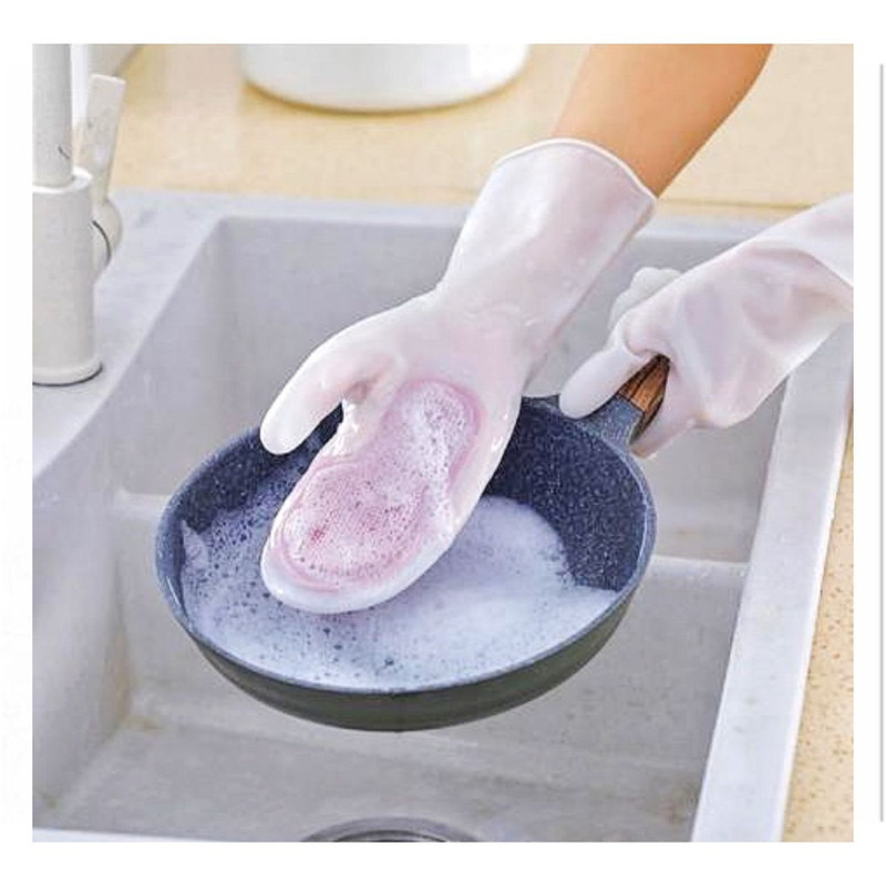 دستکش نظافت مدل اسکاچ دار کد 9931