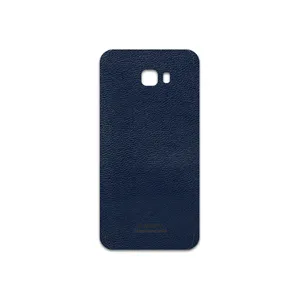 MAHOOT Deep-Blue-Leather Cover Sticker for Samsung Galaxy C7 Pro