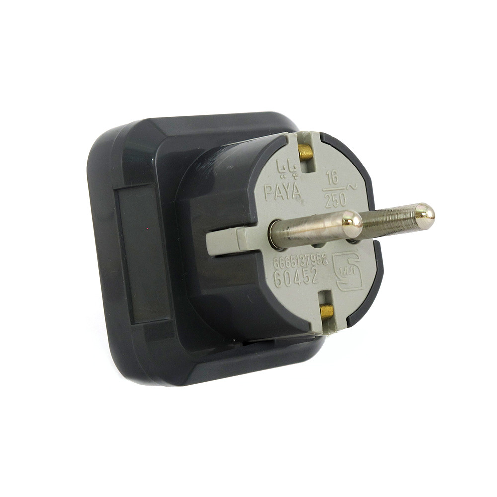 دوشاخه برق پایا الکتریک مدل FLAT