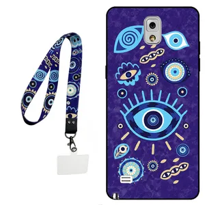 Megafone Devil Eye 0023 Cover For Samsung Galaxy Note 4 Mobile Neckband 