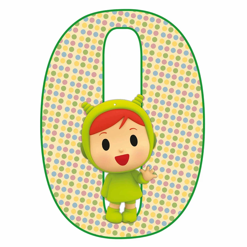    استند رومیزی تولد مدل عدد 0 طرح پوکویو کد 660