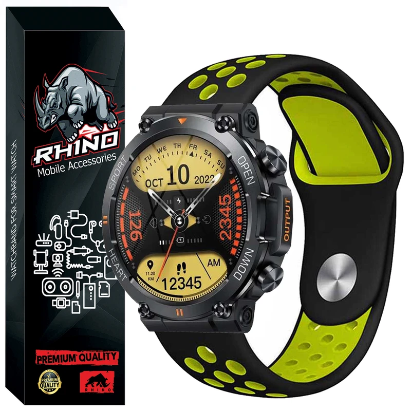 بند راینو مدل Nik Sport مناسب برای ساعت هوشمند اسمارت واچ K56 Pro / K56 Pro Ultra