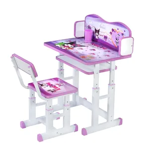 ست میز تحریر و صندلی مشتاق مدل پیچی طرح کرومی کد 20