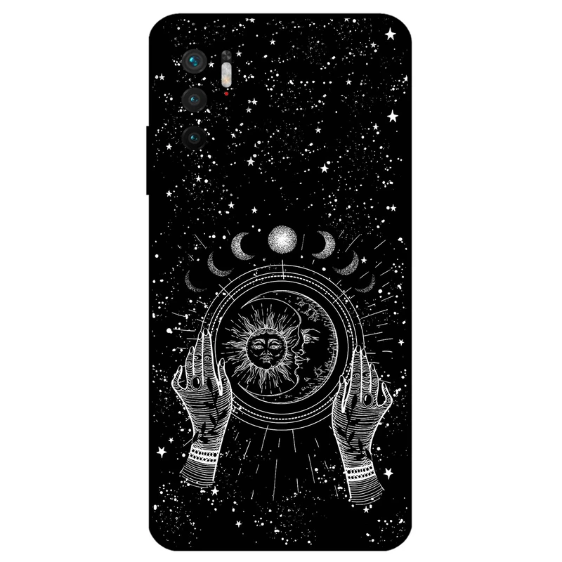 کاور مگافون طرح ماه و خورشید مدل 1892 مناسب برای گوشی موبایل شیائومی Redmi Note 10 5G / Poco M3 Pro 