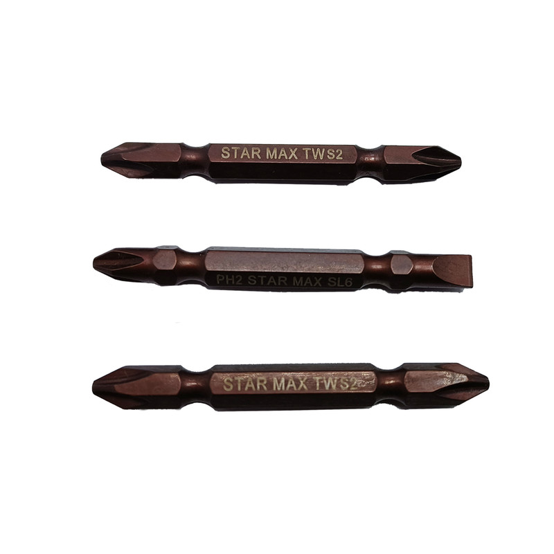 سری پیچ گوشتی دو سر چهار سو مدل P1 بسته 3 عددی