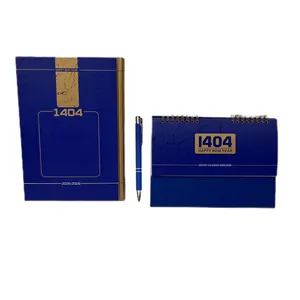 سالنامه سال 1404 مدل وستا به همراه تقویم رومیزی و خودکار مجموعه 3 عددی