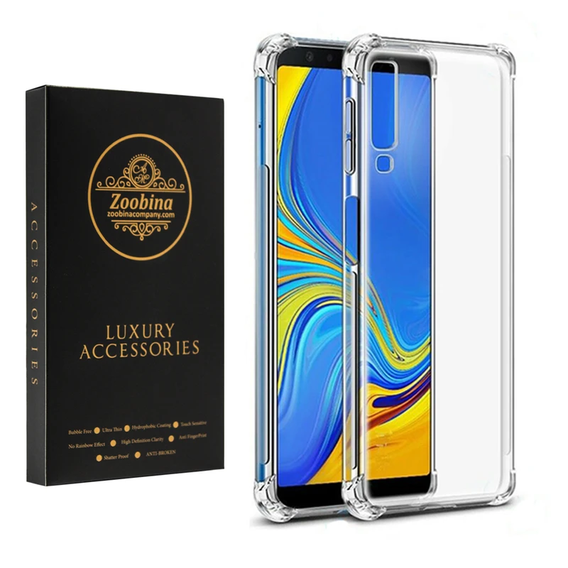 کاور زوبینا مدل Clear مناسب برای گوشی موبایل سامسونگ Galaxy A7 2018 / A750