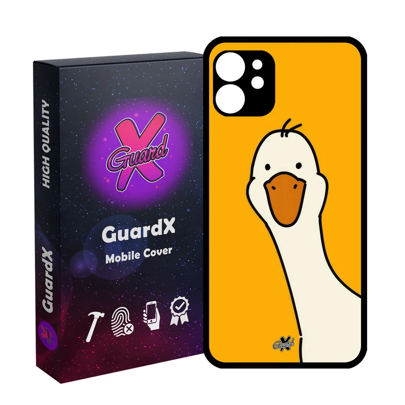 کاور گارد ایکس طرح اردک مدل Glass10656 مناسب برای گوشی موبایل اپل iPhone 11