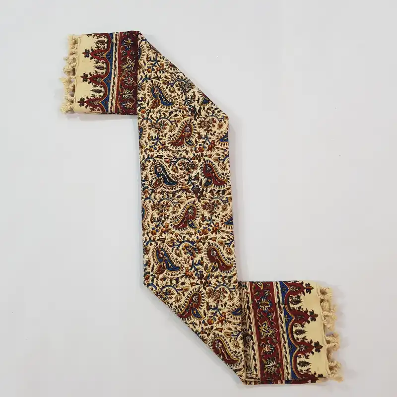 رومیزی قلمکار مدل سلسله ای کد 53