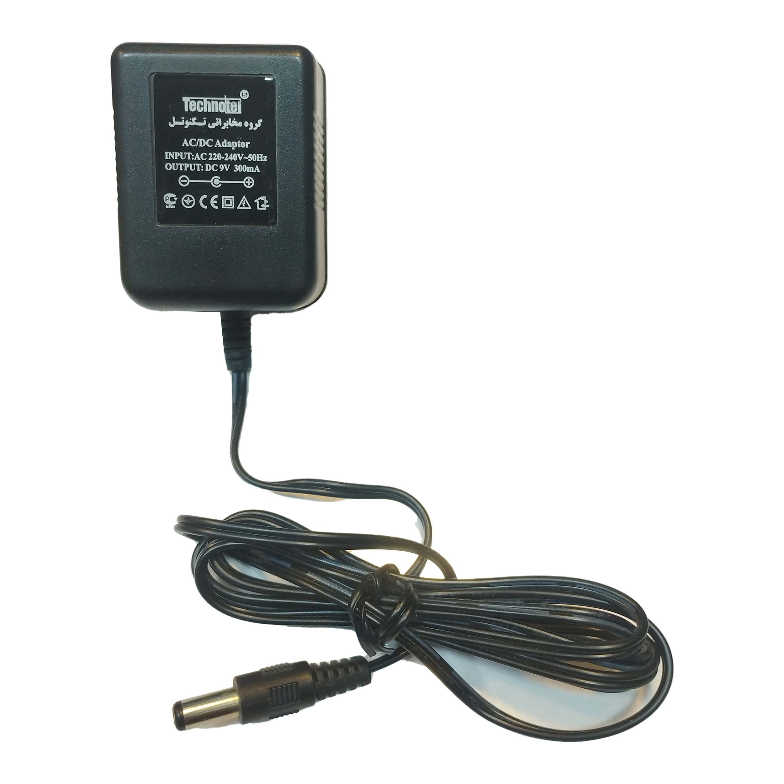 آداپتور 9 ولت 0.3 آمپر تکنوتل مدل KSRE-9V-0.3A
