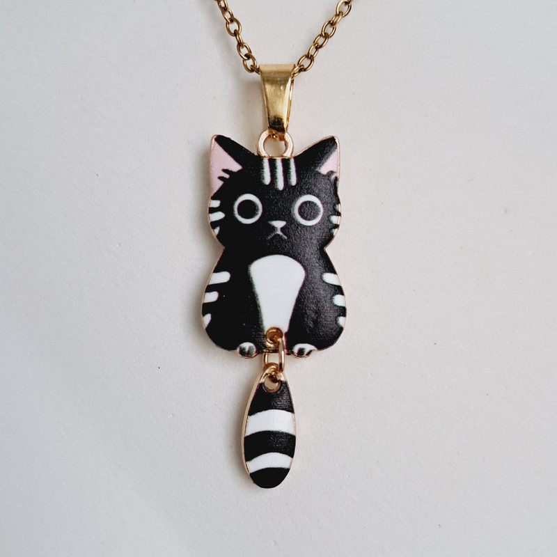 گردنبند زنانه مدل گربه کیتی