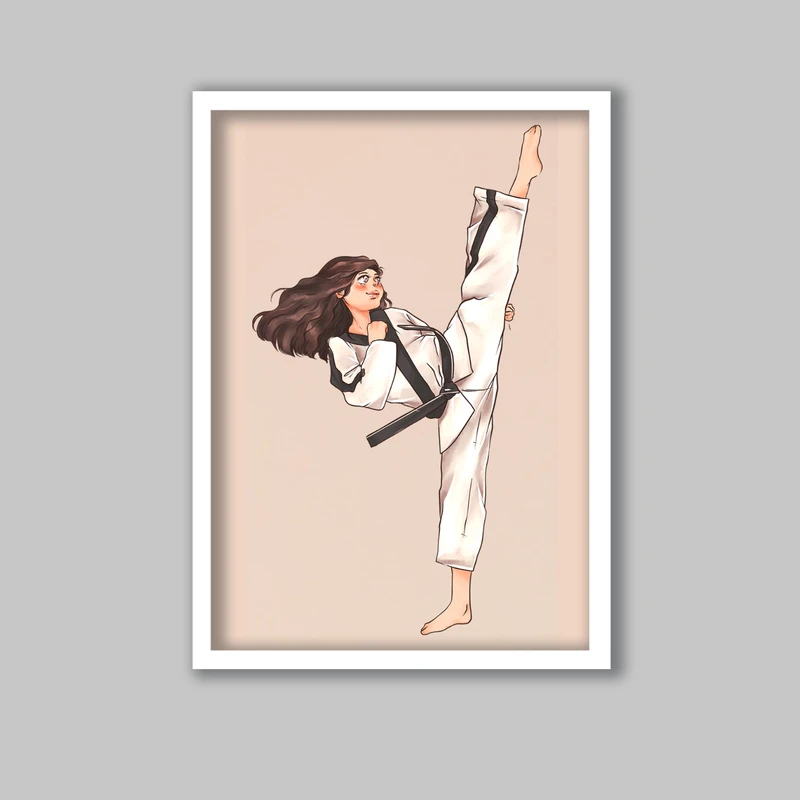 تابلو لیلیان طرح تکواندو کد LA-G10293 