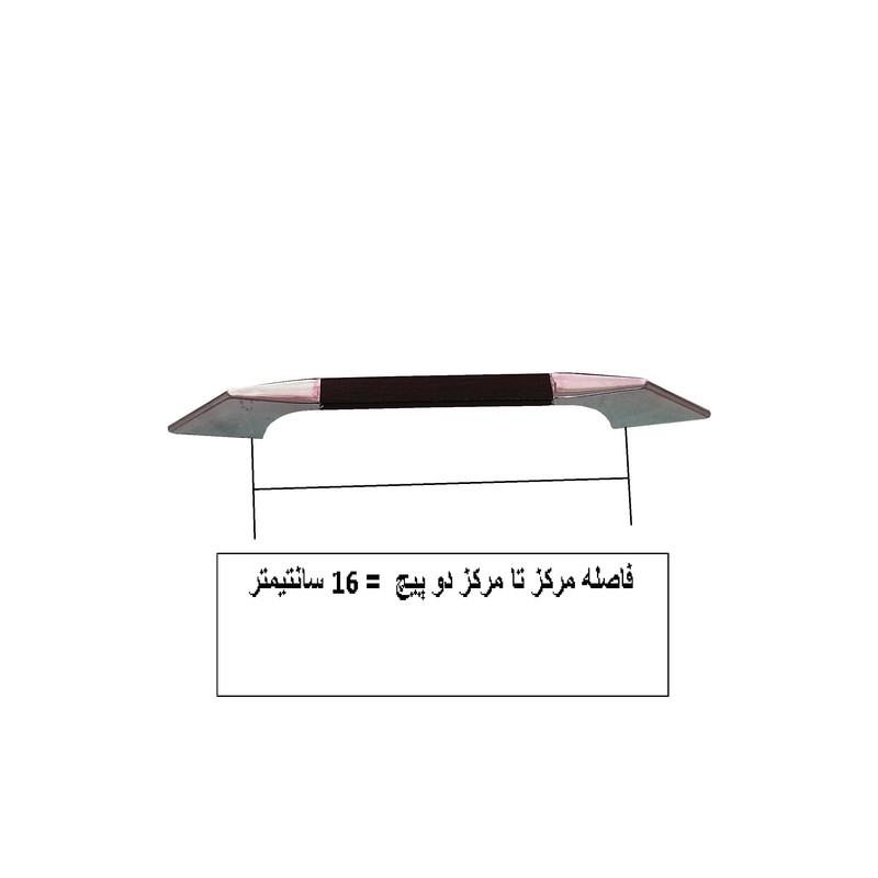 دستگیره کابینت و کمد مدل PX160 بسته 3 عددی