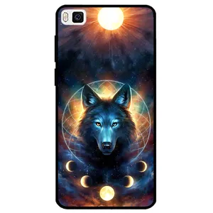 Megafone Wolf and Moon 8006 Cover For Huawei P8