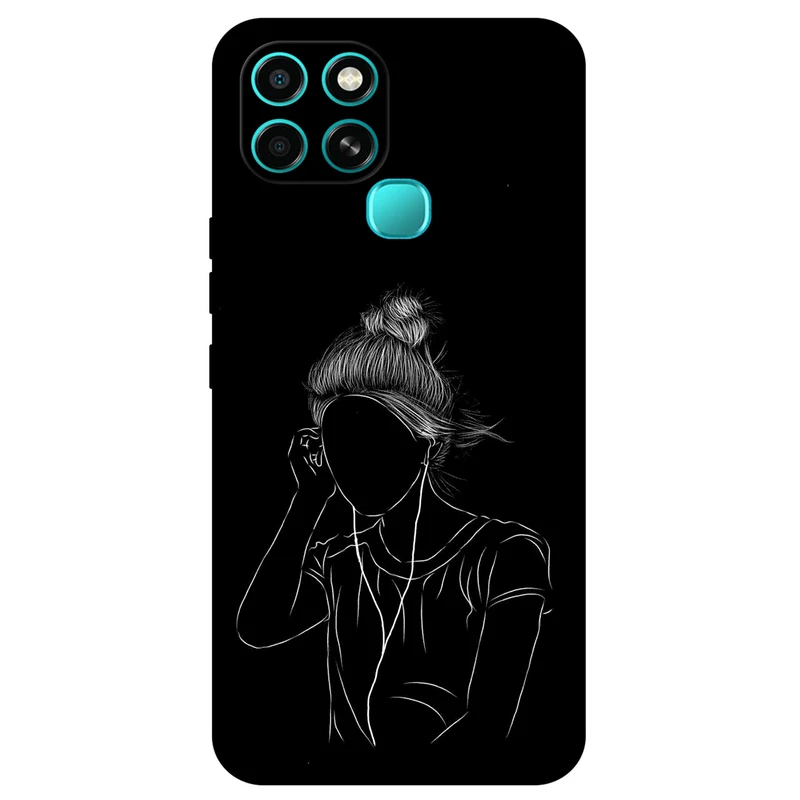 کاور مگافون طرح مینیمال مدل 1858 مناسب برای گوشی موبایل اینفینیکس Smart 6