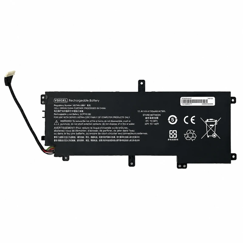 باتری لپ‌تاپ 6 سلولی دابل ام مدل VS03XL مناسب برای لپ تاپ Envy 15 		