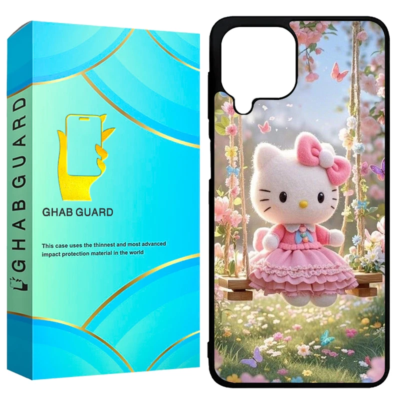 کاور قاب گارد طرح کیتی مدل GCHPA224 مناسب برای گوشی موبایل سامسونگ Galaxy A22 4G / M22 4G / M32 4G