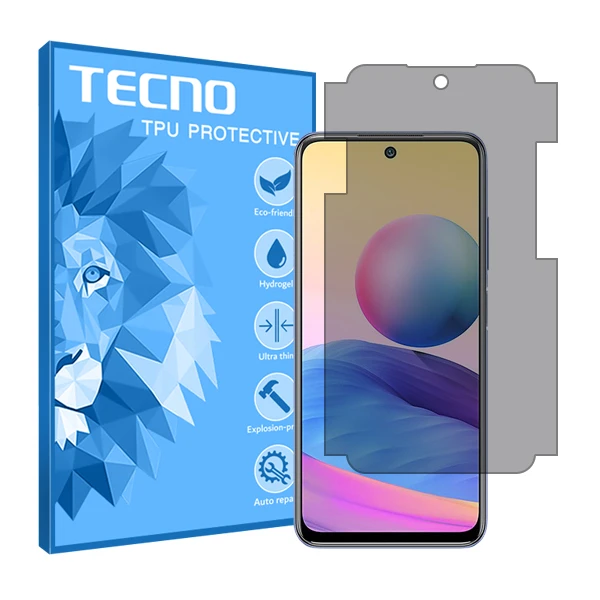 محافظ صفحه نمایش حریم شخصی تکنو مدل HyPRV مناسب برای گوشی موبایل شیائومی Redmi Note 10 5G