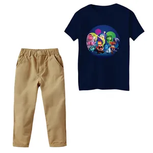 ست تی‌شرت و شلوار دخترانه مدل انیمیشن درون و بیرون کد 5