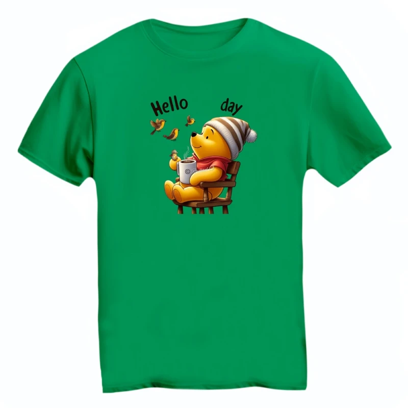 تی شرت آستین کوتاه زنانه مدل پو کد ۲۱