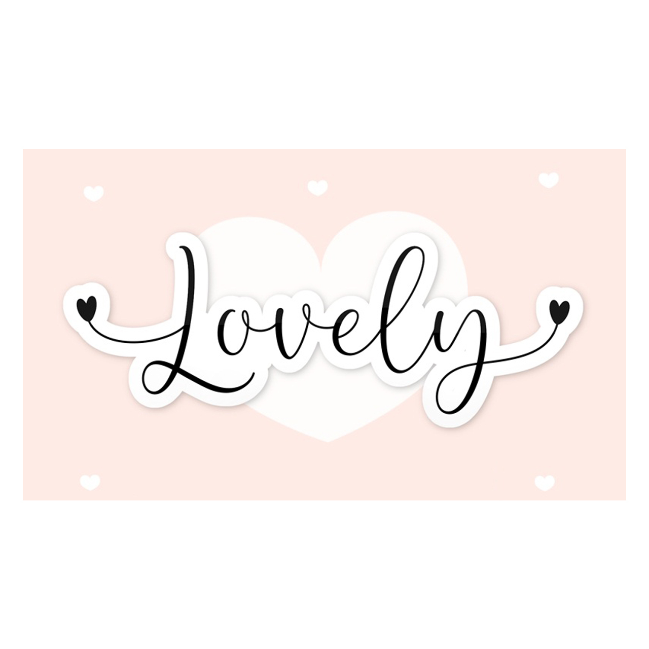 کارت پستال ماهتاب مدل LOVE کد 2111