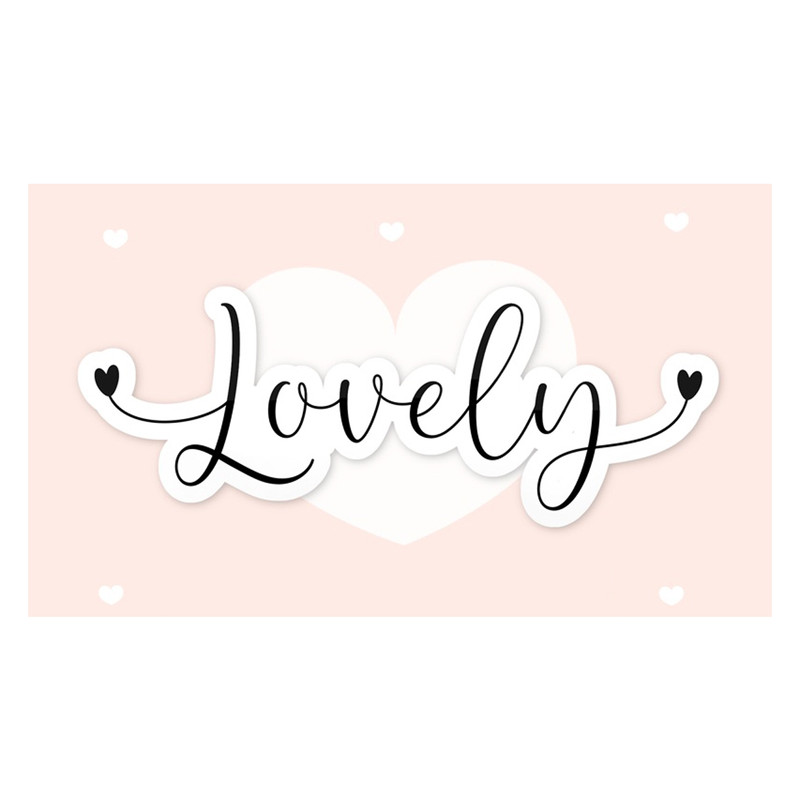 کارت پستال ماهتاب مدل LOVE کد 2111