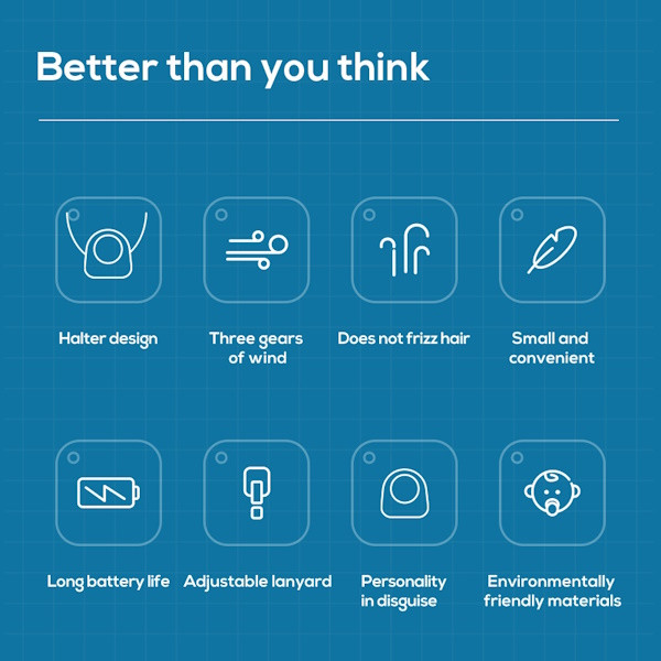 پنکه گردنی پرودو مدل LSHFAN-GIRL