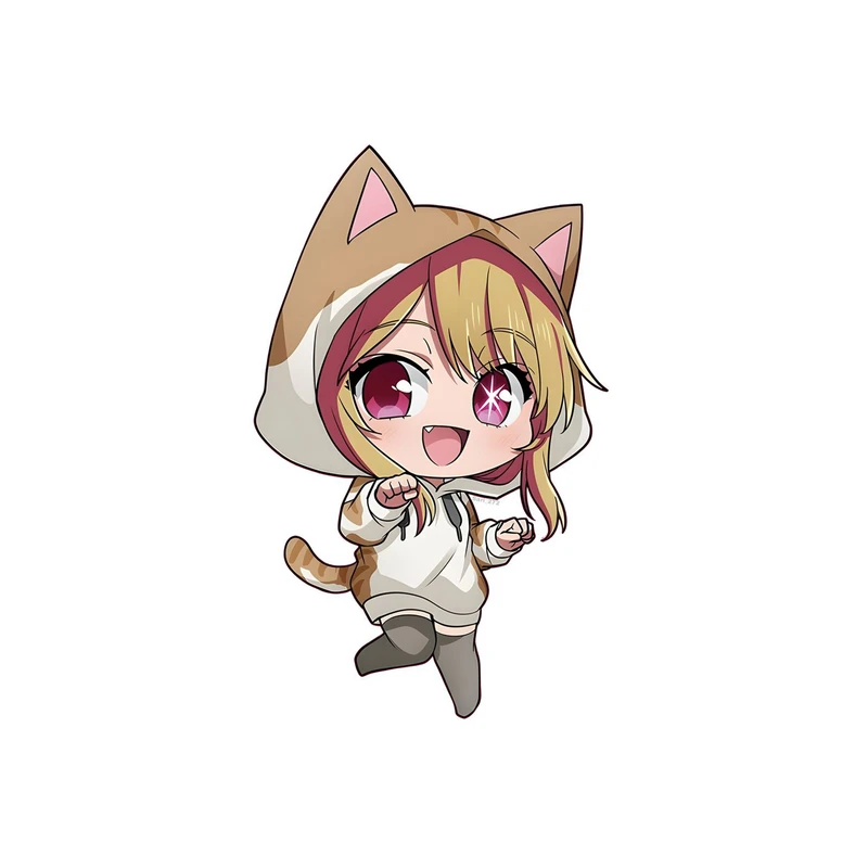 استیکر لپ تاپ و موبایل مدل انیمه طرح اوشی نو کو روبی هوشینو o کد 1169