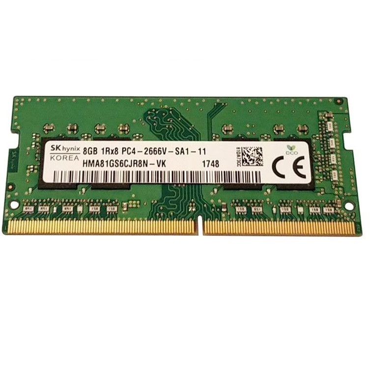 رم لپتاپ DDR4 تک کاناله 2666 مگاهرتز CL19 اسکای هاینیکس مدل PC4-2666V ظرفیت 8 گیگابایت