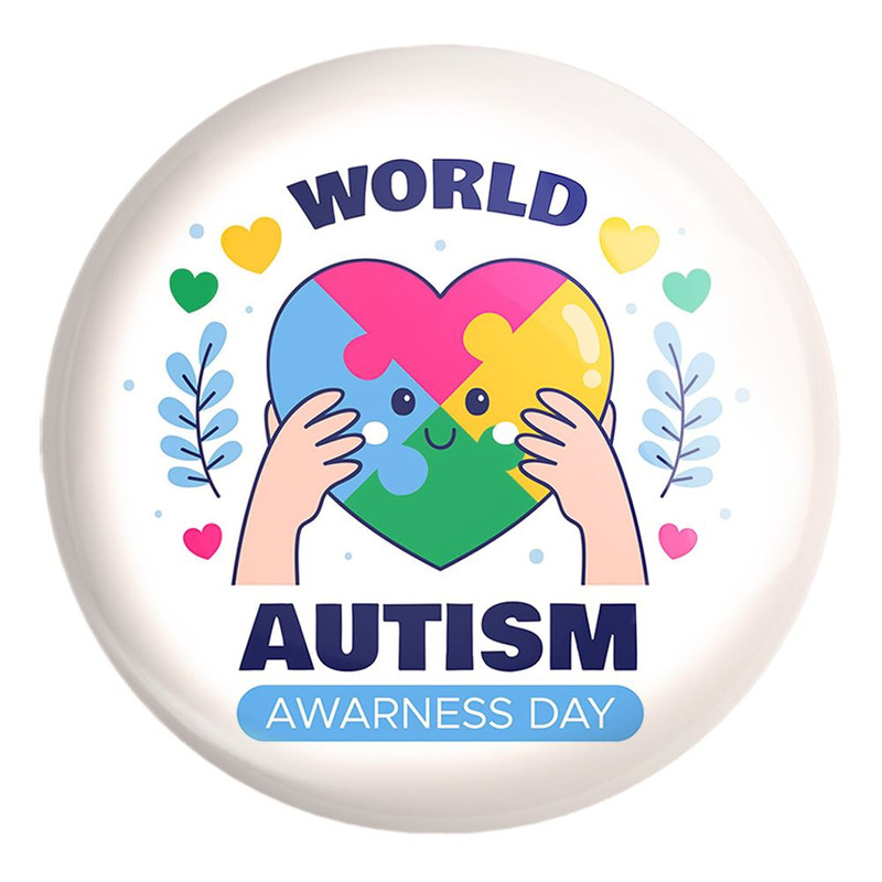پیکسل خندالو طرح اتیسم Autism کد 26751 مدل بزرگ