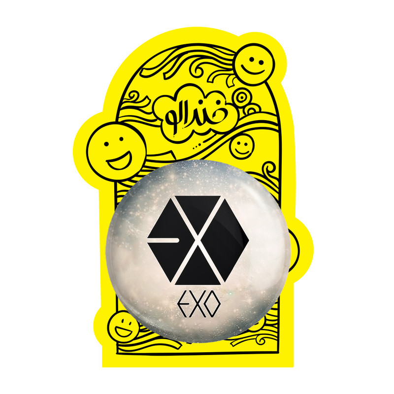 آینه جیبی خندالو طرح گروه اکسو EXO مدل تاشو کد 13653 آینه جیبی خندالو طرح گروه اکسو EXO مدل تاشو کد 13653