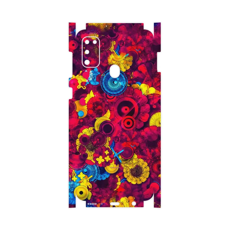 برچسب پوششی ماهوت مدل Vector Flower Garden Digital Art-FullSkin مناسب برای گوشی موبایل سامسونگ Galaxy M30s