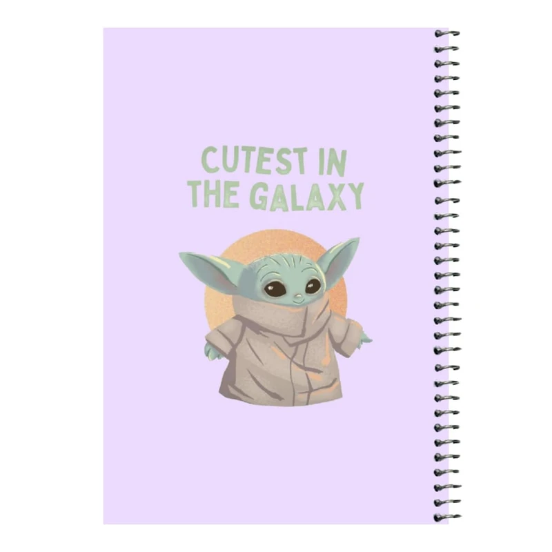 دفتر مشق 80 برگ اس جی مدل بیبی یودا کد۹   