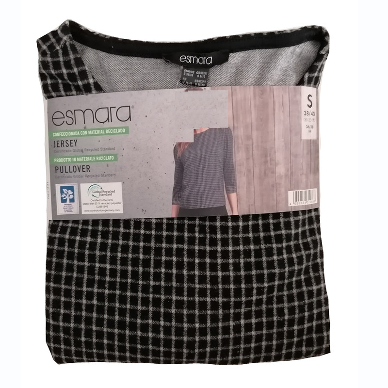 بلوز آستین سه ربع زنانه اسمارا مدل 13730203