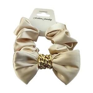 کش مو زنانه مدل ساتن مدل پاپیون کد 14