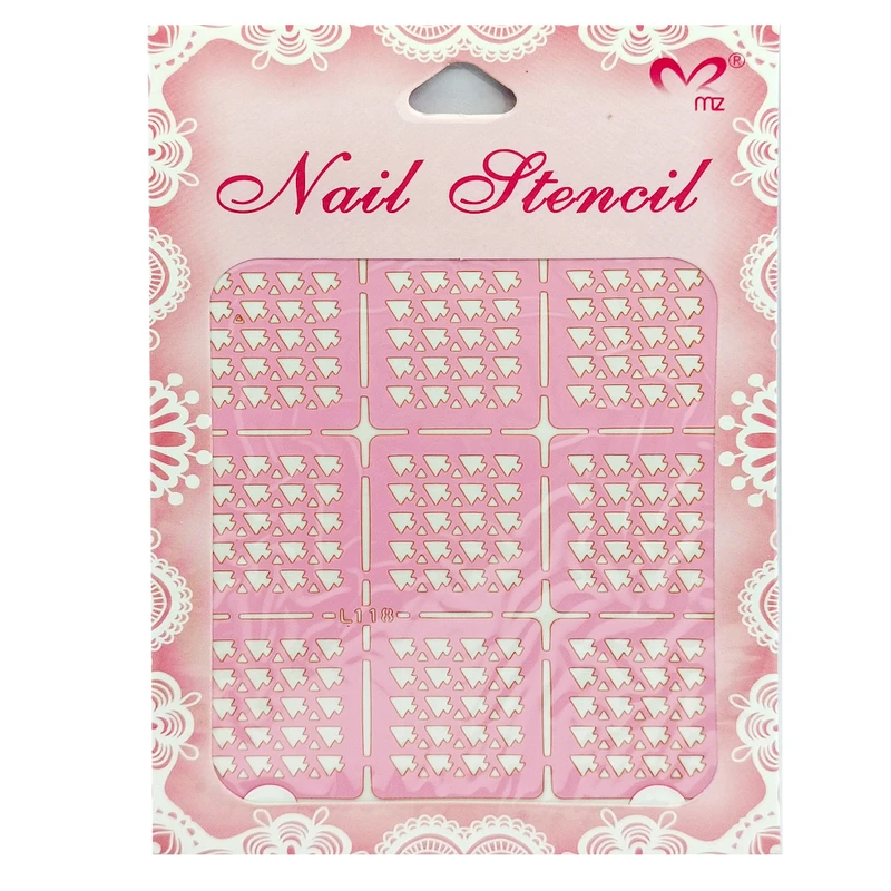 شابلون طراحی ناخن مدل flash